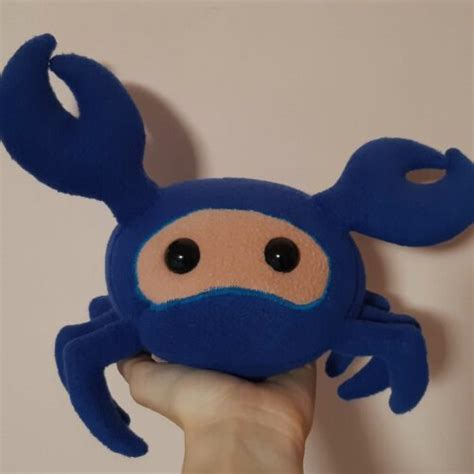 spy crab plushie  woolly plush amanda