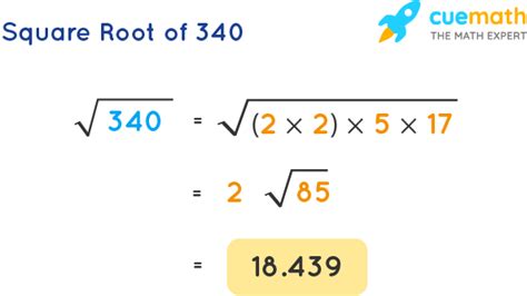 square root of 340  Here you can learn all about it; in addition to a calculator you will like