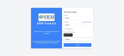 srm feekart login  Admissions are open for 2023