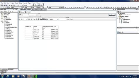 ssrs subreport example  Note the upper control is for Project data sources and the lower control is for Report data sources