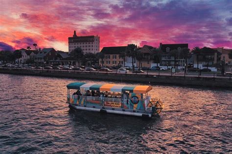 st augustine sunset cruise  The Intracoastal (ICW) or Tolomato/Matanzas River here in St