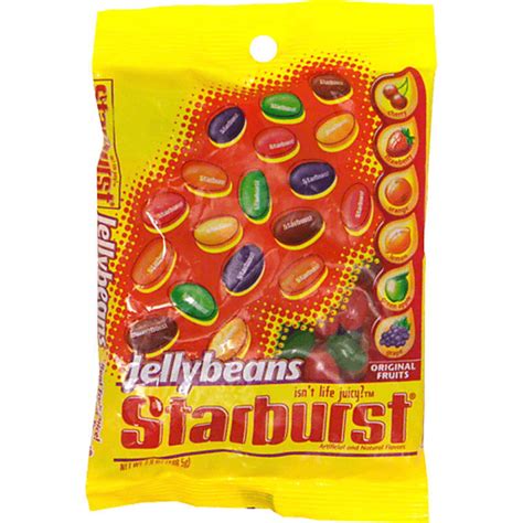 starburst jelly beans  The original flavors are strawberry, lemon, orange