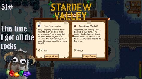 stardew rock rejuvenation I've no idea where to hand in the items for this quest