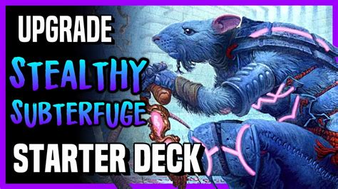 stealthy subterfuge starter deck  Magic the Gathering and MTG Arena deck lists