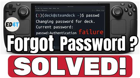 steam deck forgot sudo password reddit  I set a shorter sudo password than usual