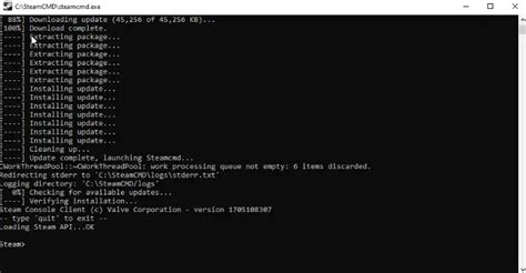 steamcmd 0x202 This page describes how to set up a dedicated server as a service