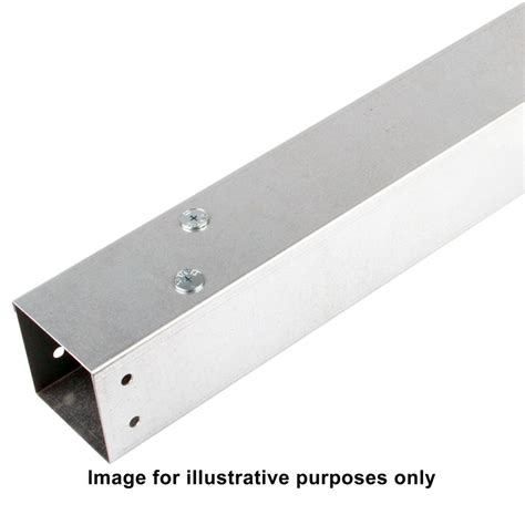 steel trunking  Legrand Steel Perimeter Trunking Body White 110mm x 63mm x 3m Length