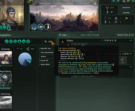 stellaris pop approval rating  In Stellaris, one of the more unknown game systems is changing ethics