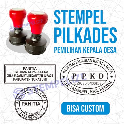 stempel panitia pemilihan kepala desa  !! Cukup WA sj ke 0816940474, brg dikirim