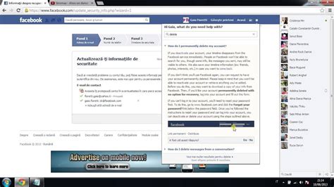 stergerea contului de facebook  Ștergerea unei fotografii de profil Facebook