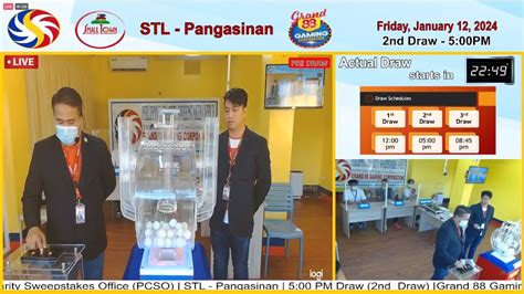 stl pangasinan live draw today  For Mindanao, evening draw schedule was rescheduled to 8:00 pm