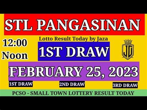 stl pangasinan live today  The draw took place at 10:30 AM, 3:00 PM, 7:00 PM, and 8:00 PM