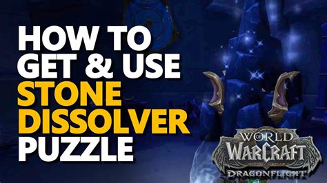 stone dissolver wow  Comment by Caelus <The ancient stone senses