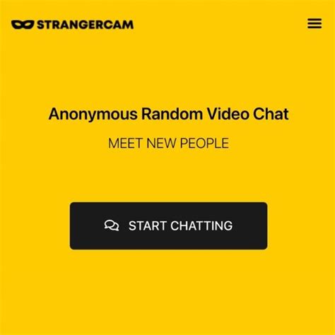 strangercam alternative  Want to be able to chat via the Strangercam app on your mobile phone? Enjoy an easy-to-use mobile solution and random video chat with millions of users directly on the Strangercam apps
