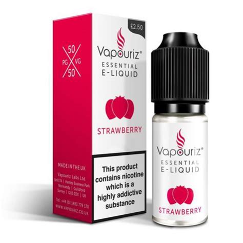 strawberry e-liquid by vapouriz  One of the most popular e-liquids Ecigs-Direct stocks is the menthol special blend from Vapouriz offfering the classic menthol taste with a twist providing a powerful throat hit