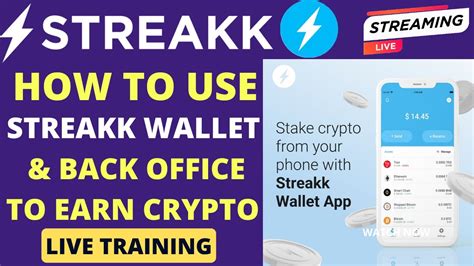 streakk wallet login Geld verdienen mit Streakk; Registrierung und Verifizierung; STREAKK USDT-Konto aufladen; Streakk Auszahlung; Streakk Wallet App; Streakk Bonus / Partnerprogramm;