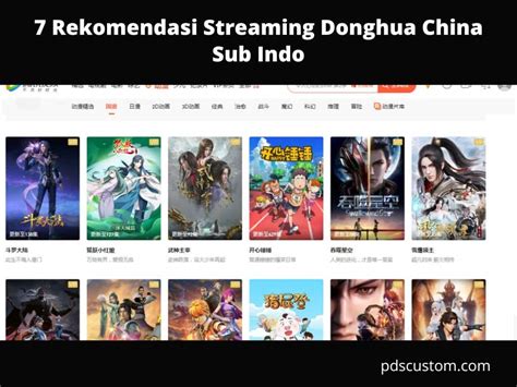streaming donghua china Namun, perlu diketahui bahwa anime dan donghua sama-sama merujuk pada animasi