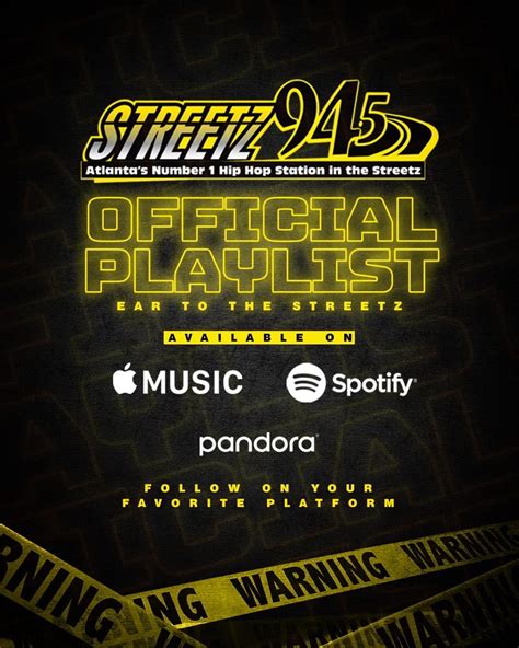 streetz 94.5 playlist Unfortunately, the radio station did not provide a playlist for this day