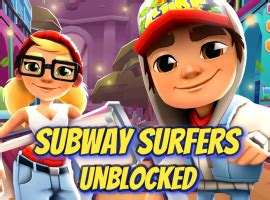 subway surfer unblocked  Use intuitive swiping gestures to make your character jump, duck, or change lanes