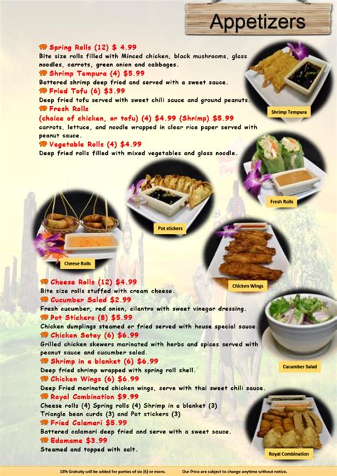 sukhothai of dearborn heights menu  With that in mind, chef Tay, Taratip Charthong started Delish