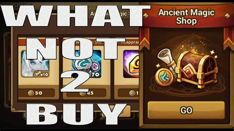 summoners war ancient magic shop  Prices for Ancient Shop could be 50 for the 4* one and 250 for the 5* one