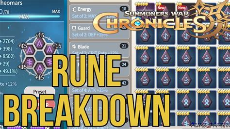 summoners war chronicles rune builds  [Go Now] 3