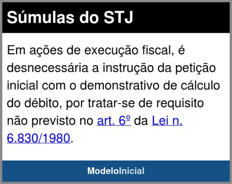 sumula 559 stj Súmula 521-STJ