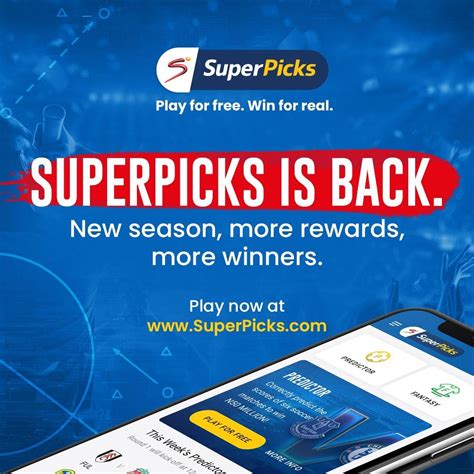 superpicks com com, tap the ‘Predictor’ icon (it looks like a soccer ball!) and enter what you think the scores