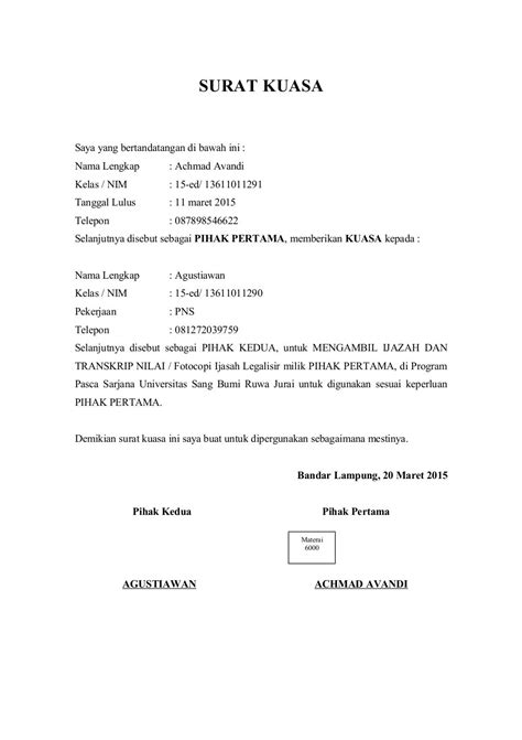 surat kuasa ambil ijazah docx