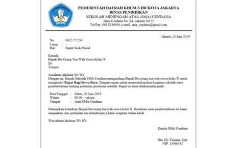 surat tidak resmi contoh  Dengan hormat, Contoh Surat Tidak Rasmi Yang Mudah dan Ringkas