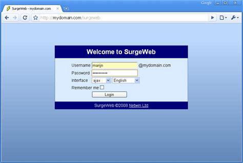 surgeweb email login 0+, Google Chrome 1+