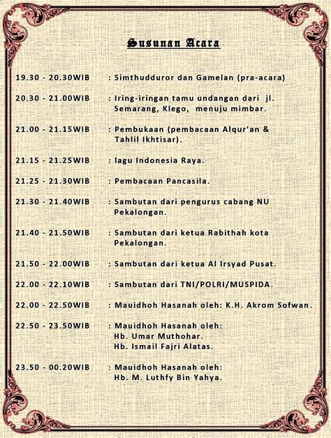 susunan acara yudisium 5 Sambutan Oleh Tuan Rumah Keluarga Besar