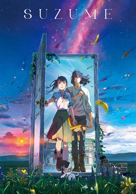 suzume no tojimari english dub watch online  They find a door within ruins in the mountain, and Suzume opens it
