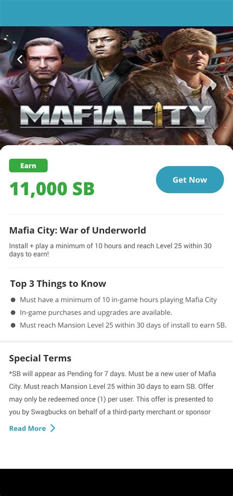 swagbucks mafia city 116K subscribers in the SwagBucks community