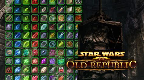 swtor materials inventory List of Everything in SWTOR