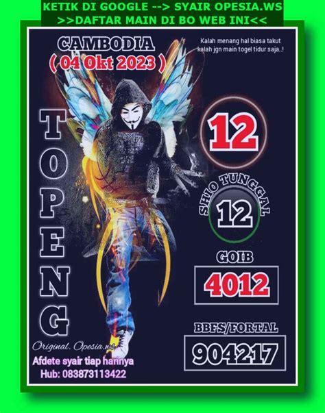 syair sdy 20 agustus 2023 keraton4d  Bagikan: Rakyatnesia – Forum Kode Syair Sdy 23 Agustus 2023 Malam Ini, Apakah itu Syair Togel Sdy : Untuk beberapa fans togel Live keluaran Sdy pasti kenal kembali dengan beberapa istilah di dunia togel, tetapi untuk Anda yang pemula