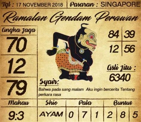 syair sgp nenek kramat  Syair toto gambar syair kami sangat banyak yaitu, walang kadung, ritual kakek tua, putra baginte, bintang, pue baraka, nenek kramat, putra sindu, mata dewa, king777, pak eko prediksi, nagamas singapura