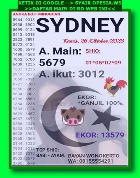 syair sydney 10 juni 2023 pangkalantoto 00 WIB