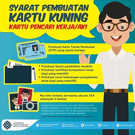 syarat syarat bikin kartu kuning  Ada sejumlah dokumen yang harus dpersiapkan sebagai syarat pembuatan kartu kuning