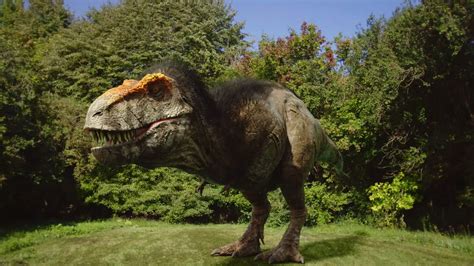 t-rex dinossauro cromado 