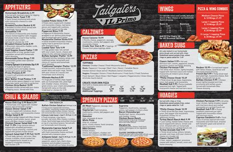 tailgaters lakeside menu  $9