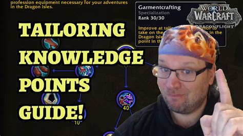 tailoring. knowledge. dragonflight. 5 PTR 10