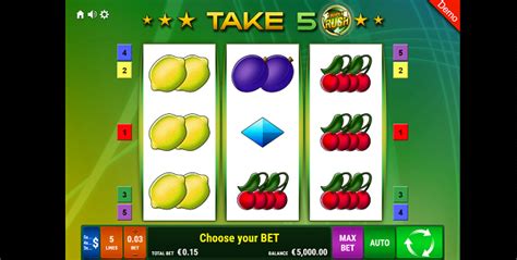 take 5 triple rush kostenlos spielen Take 5 TRIPLE RUSH is a Online Slot from Gamomat Full Review & Free Demo ️ RTP & Game Stats ️ Big Win Videos ️ Exclusive BonusesEpisode 1