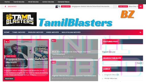 tamilblasters bz  They provide all new latest movies