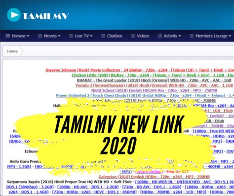 tamilmv proxy site  RARBG, TamilRockers, RARBG and many other lists are available