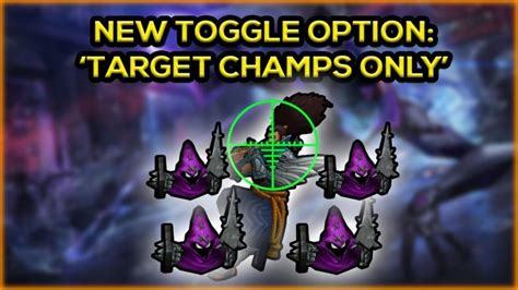 target champions only league  For those of you who already discovered an issue with this, good job on you