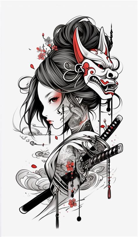 tattoo geisha samurai  Aug 16, 2021 - This Pin was created by Tattoo World on Pinterest