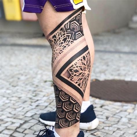 tattoo maori perna  19