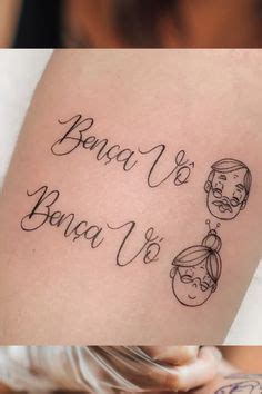 tatuagem bença vó masculina  Jovens Tatuados