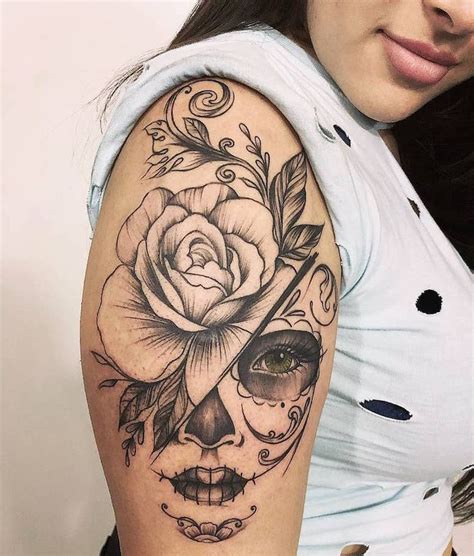 tatuagem caveira mexicana feminina  Twitter